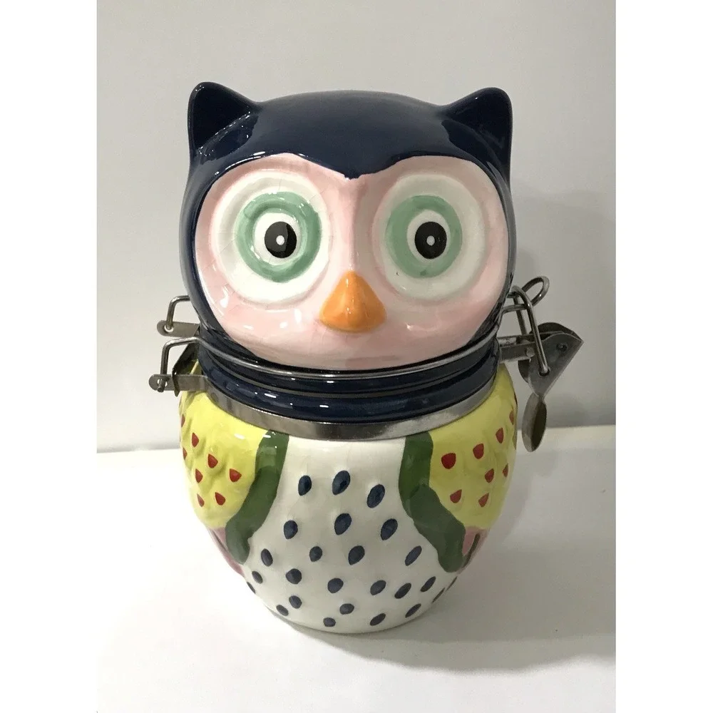 Boston Warehouse Trading Hinged Owl Storage Canister